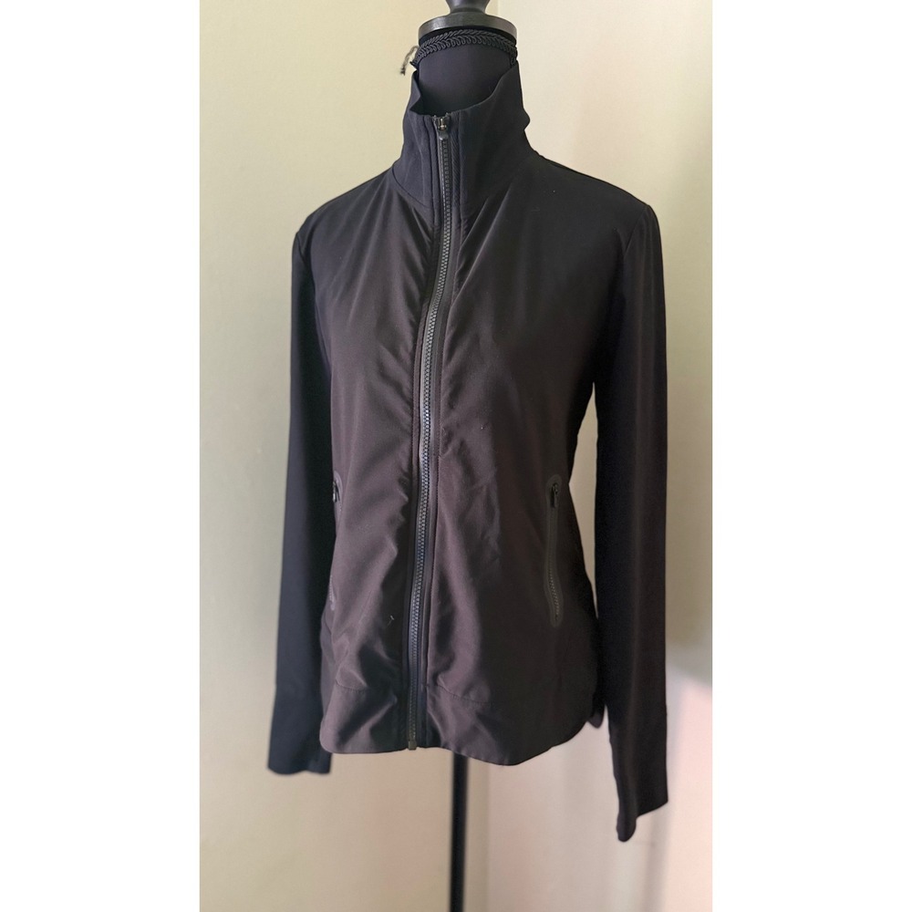 Derek Lam 10C Athleta Black Jacket Full Zip Athletic Womens XS